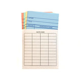 Magnetic Memo Vintage Library Book Cards
