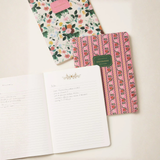 Rifle Paper Co. Stitched Notebooks (Set of 3) -  Dahlia