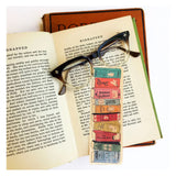 Meowsterpieces of Kiterature Wood Bookmark - Spines
