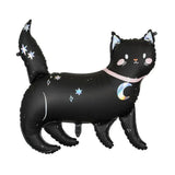 32" Celestial Black Cat Foil Balloon