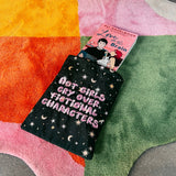 'Hot Girls Cry Over Fictional Characters' Book Sleeve