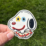Clown Snoopy Sticker
