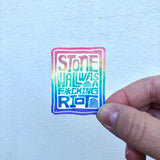 Stonewall Was a F*cking Riot - Sticker