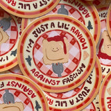 Anti Fascist Raviolo - Sticker