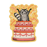 Raccoon Surprise Sticker