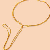 SlipKnot Necklace - 18K Gold Plated