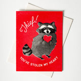 Raccoon Thief! - Love/Anniversary Card
