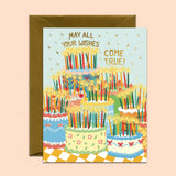 Retro So Many Candles Birthday Card