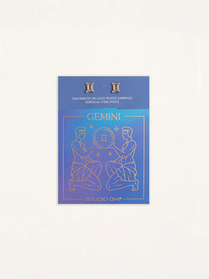 Studio OH! Zodiac Earrings - Gemini