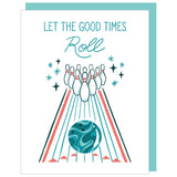 Bowling Birthday Card