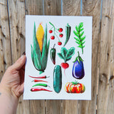Summer Veg Print