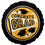 18" Congrats Grad Foil Balloon - *Multiple Colors