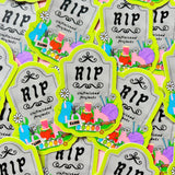 R.I.P to My Unfinished Crafts Sticker