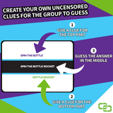 Connected Clues Uncensored Party Game