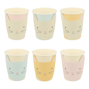 Cat Cups - Set of 8