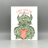 Westland Press Love/Anniversary Card - Eye for You