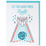 Bowling Birthday Card