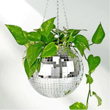 Disco Ball Hanging Planter