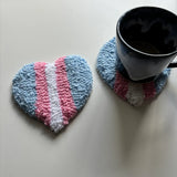 The Wolfshop Tufted Coasters (Mug Rugs) - *Multiple Styles