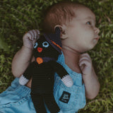 Black Cat Handcrafted Crochet Rattle