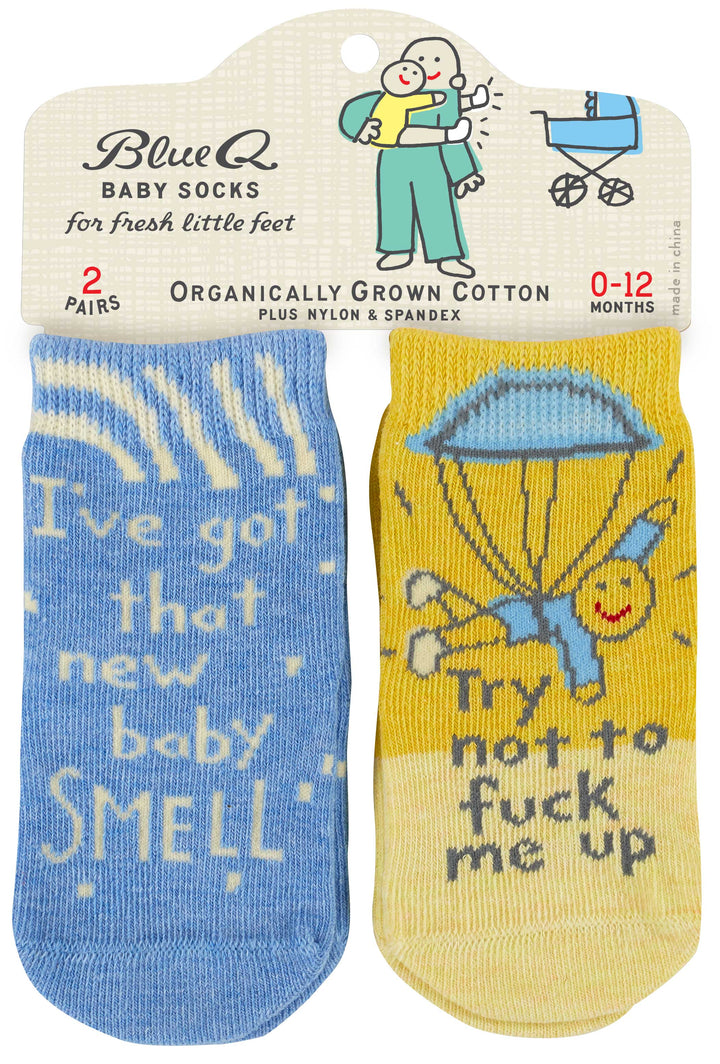 Blue Q Baby Socks Baby Smell