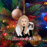 Karma is a Cat Taylor Swift Enamel Holiday Ornament