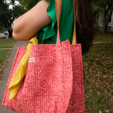 Lacey Quilted Tote