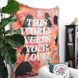 This World Tapestry Blanket
