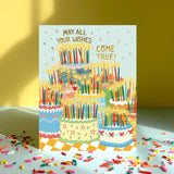 Retro So Many Candles Birthday Card