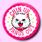 Chin Up Fangs Out Magnet