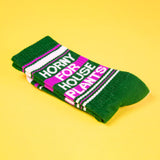 Gumball Poodle Gym socks 'Horny For House Plants'