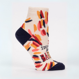 Blue Q Women's Ankle Sock 'I Identify As A Badass'