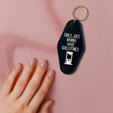 Girls Just Wanna Have Guillotines - Keychain