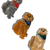 Hand-painted Golden Doodle Dog Claw Hair Clip | Eco-Friendly