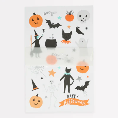 Meri Meri Tattoo Sheet Halloween