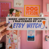 Etsy Witch Bumper Magnet