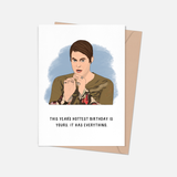 Stefon SNL Hottest Birthday It Has Everything Birthday Card