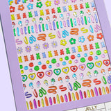 Nail Art Stickers - Jelly