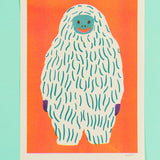 Yeti Medium Riso Print