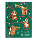 Chipmunk Band Holiday Boxed Card Set