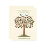 Tree of Love Wedding Card
