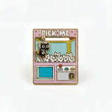 Pick Me Claw Machine Enamel Pin
