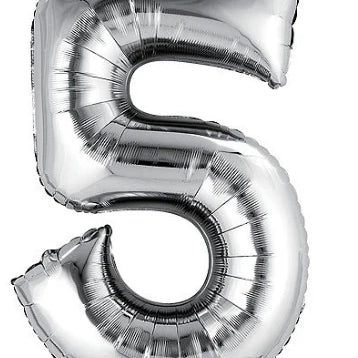 34" Jumbo Foil Number Balloon