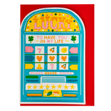 Archivist US Love/Anniversary Card - Lucky Slot Machine