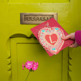 Love Concertina Greeting Card