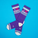 Gumball Poodle Gym Socks 'I ❤️ Romantasy'
