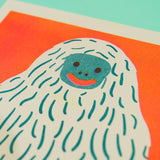 Yeti Medium Riso Print