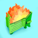 Dumpster Fire Hair Claw