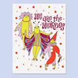 We Are the Weirdos Halloween Card