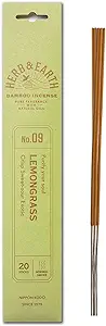 Herb & Earth Bamboo Incense 20pk: No. 09 Lemongrass